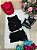 Conjunto Blogueirinha Boiadeira Maraisa Jeans Preto - Imagem 6