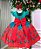 Vestido Marie Lola Verde Florido Natal - Imagem 5