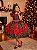 Vestido Marie Eduarda Floral Vermelho - Natal - Imagem 1