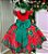 Vestido Marie Eduarda Floral Vermelho - Natal - Imagem 5