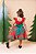 Vestido Marie Eduarda Floral Vermelho - Natal - Imagem 3