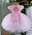 Vestido Menina Bonita Carolina Rosa Bebe - Imagem 3