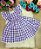 Vestido Banana Club Aline Xadrez Lilas - Imagem 3