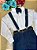 Conjunto Miss Cherry Vitor Suspensorio Azul Marinho - Imagem 2