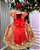 Vestido Marie Realeza Mari Vermelho Renda Dourada - Imagem 3