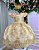 Vestido Marie Realeza Mari Dourado - Imagem 1