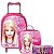 Kit Mochila Rodinhas + Lancheira + Estojo Barbie - Imagem 1