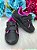 Tenis D Milan Vivi Preto Com Pink - Imagem 1