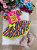Conjunto Junino Banana Club Luxo Manu Rosa Neon - Imagem 3