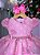 Vestido Menina Bonita Jennifer Renda Florida Rosa - Imagem 2