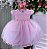 Vestido Menina Bonita Barbara Rosa Bebe - Imagem 1