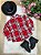 Camisa Junina Xadrez Diego Flanela/Flanelada Vermelha - Imagem 1