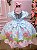Vestido Infantil Temáticos da Gigi Galinha Pintadinha Azul - Imagem 3
