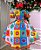 Vestido Marie Junino Luxo Quermesse Elegante Laranja - Imagem 1