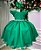 Vestido Ysa Kids Francine Verde Bandeira - Imagem 1
