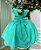 Vestido Ysa Kids Francine Verde Menta - Imagem 6