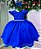 Vestido Ysa Kids Francine Azul Royal - Imagem 1