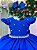 Vestido Ysa Kids Francine Azul Royal - Imagem 3