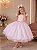 Vestido Ysa Kids Francine Rosa Bebe - Imagem 1