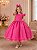 Vestido Ysa Kids Francine Rosa Chiclete - Imagem 1