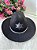 Chapeu/Chapéu Belli Preto Sheriff Prata - Imagem 2