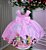 Vestido Ysa Kids Looney Tunes Baby Rosa - Imagem 7