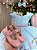 Vestido Ysa Kids Looney Tunes Baby Azul Bebe - Imagem 4
