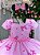 Vestido Tematicos da Gigi Minnie/Minei Laço Rosa - Imagem 2