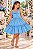 Vestido Blogueirinha Lola Azul Bebe - Imagem 1