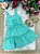 Vestido Blogueirinha Lola Verde Tiffany - Imagem 6