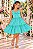 Vestido Blogueirinha Lola Verde Tiffany - Imagem 1