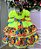 Vestido Junino Banana Club Luxo Roça Animada - Imagem 8
