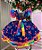 Vestido Junino Banana Club Luxo Forro Kids - Imagem 8
