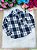 Camisa Xadrez Azul Marinho Flanela/Flanelada Junina Renato - Imagem 1