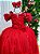 Vestido Marie Longo Manga Princesa Vermelho - Imagem 2