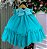 Vestido Vila Lele Jardim das Borboletas Baby Liz Verde Tiffany - Imagem 3