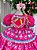 Vestido Bella Child Junino Caipira Luxo Bolinhas - Imagem 2