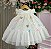 Vestido Vila Lele Jardim das Borboletas Baby Liz Off - Imagem 1