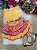 Conjunto Junino Banana Club Luxo Sofia Xadrez Amarelo - Imagem 1