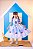 Vestido Junino Tematico Luxo Lilo Stitch Azul Bebe - Imagem 1