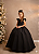 Vestido Ysa Kids Ariane Longo Preto - Imagem 1