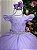 Vestido Ysa Kids Ariane Longo Lavanda - Imagem 6