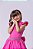 Vestido Ysa Kids Ariane Longo Rosa Chiclete - Imagem 4
