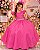 Vestido Ysa Kids Ariane Longo Rosa Chiclete - Imagem 1