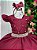 Vestido Ysa Kids Ariane Longo Marsala - Imagem 3