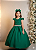 Vestido Ysa Kids Ariane Longo Verde Bandeira - Imagem 1