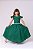 Vestido Ysa Kids Ariane Longo Verde Esmeralda - Imagem 4