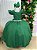 Vestido Ysa Kids Ariane Longo Verde Esmeralda - Imagem 6