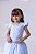 Vestido Ysa Kids Ariane Longo Azul bebê - Imagem 6