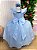 Vestido Ysa Kids Ariane Longo Azul bebê - Imagem 3